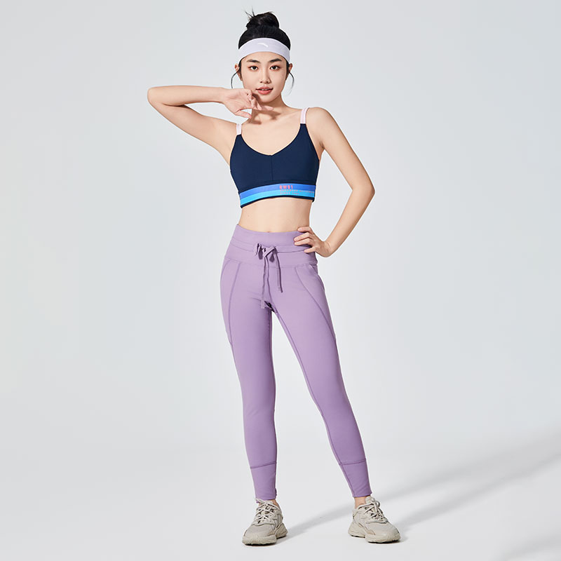 Quần legging thể thao buộc dây cho nữ