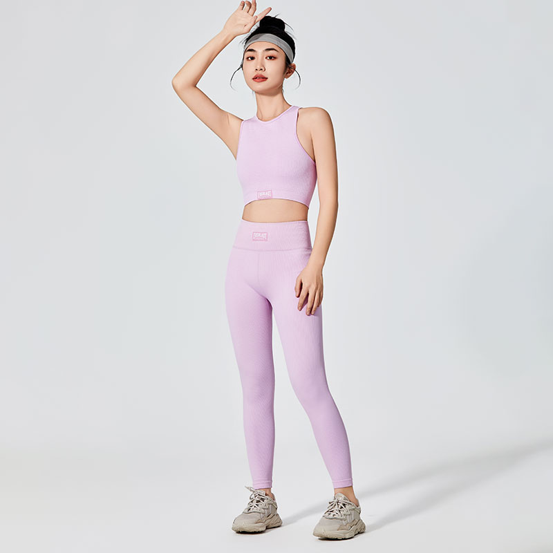 Quần legging thể thao màu hoa cà dành cho nữ